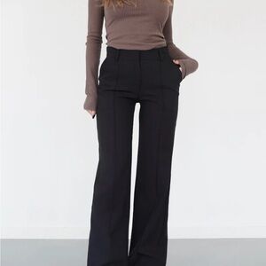 Venderbys Vera Wide Trousers - Black XS